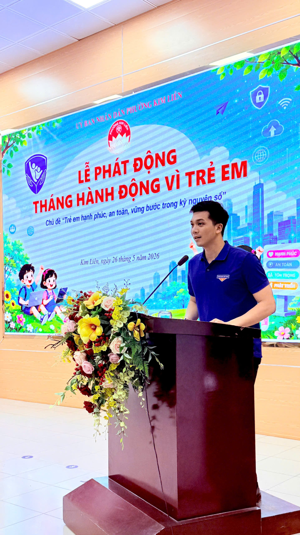 Phát động tháng hành động vì trẻ em năm 2026 của phường Kim Liên 3